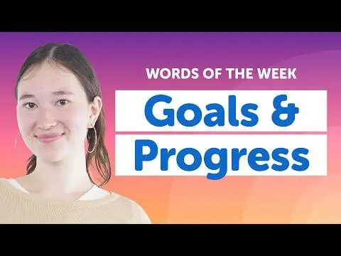 5 Must-Know English Words: Goals & Progress Vocabulary