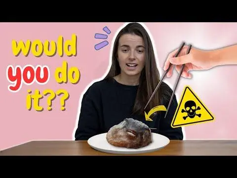I tried the world's DEADLIEST fish | 外国人の彼女が初めてフグを食べてみた！