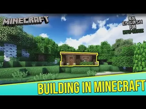 Learning ENGLISH Through BUILDING! - Learn English With Minecraft | REFG