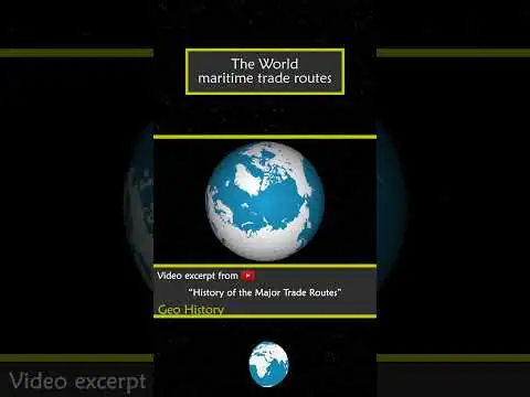 The World maritime trade routes