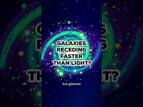 Some Galaxies Move Faster Than the Speed of Light