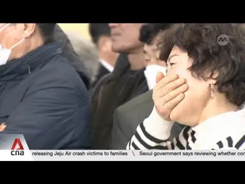 Jeju Air crash: Families camp at airport to wait for victims' remains