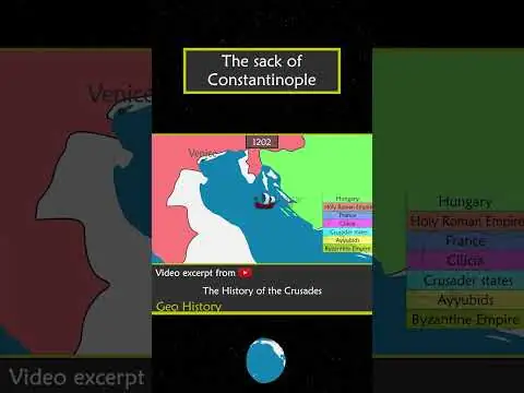 The sack of Constantinople